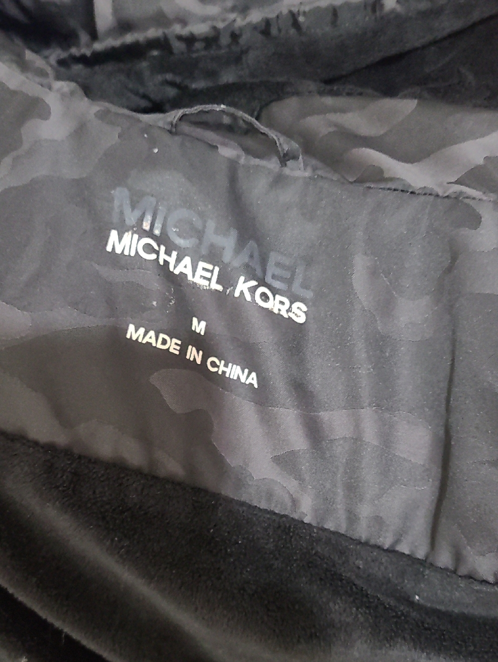 Michael Kors Black Hooded Mid-Length Utility Coat - Picture 9 of 12